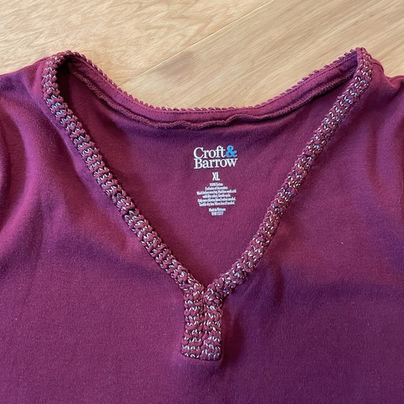 Croft & Barrow Short Sleeve Shirt. XL - Picture 3 of 5